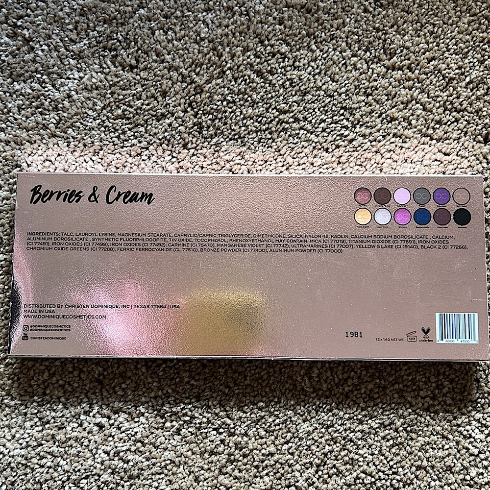 Dominique Cosmetics Berries & Cream Palette - Picture 7 of 7